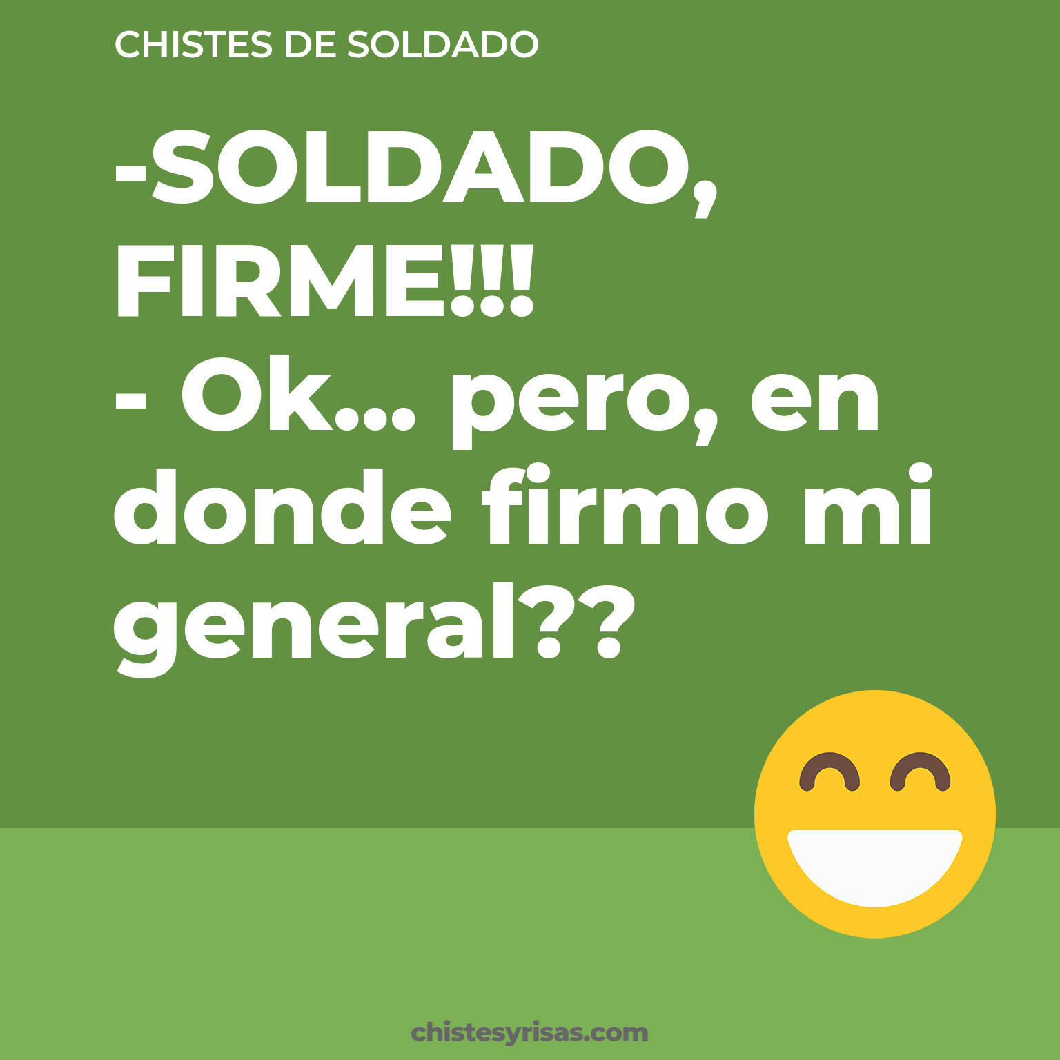 chistes de Soldado más graciosos