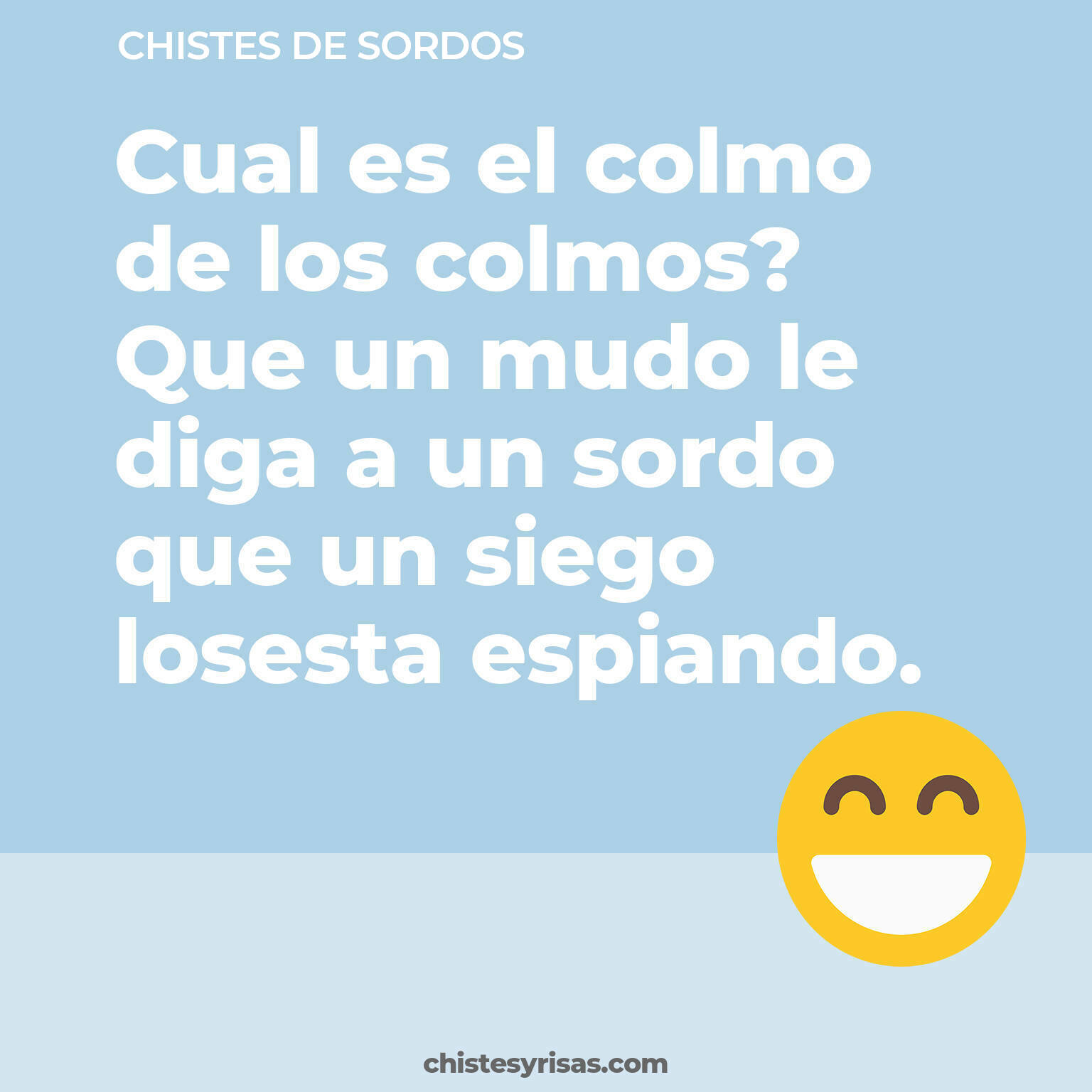 chistes de Sordos más graciosos