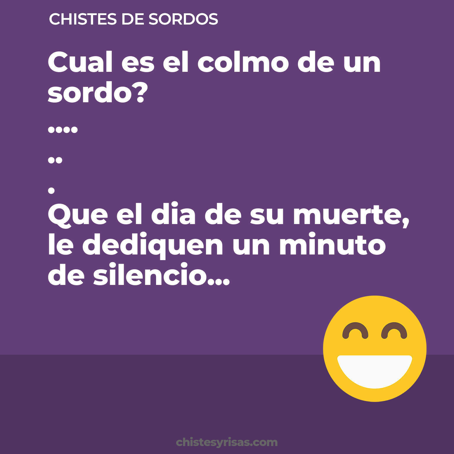 chistes de Sordos cortos