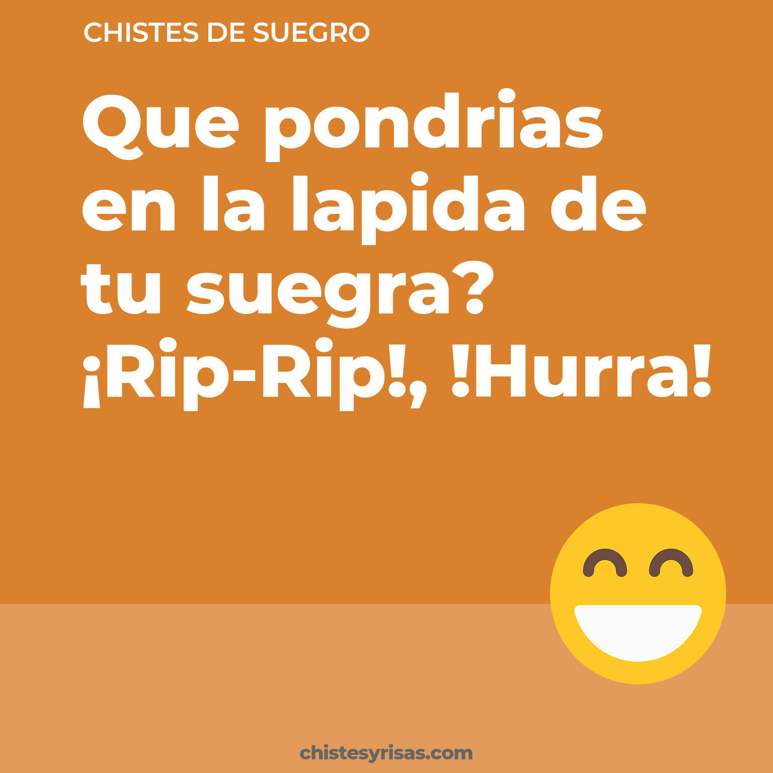 chistes de Suegro cortos