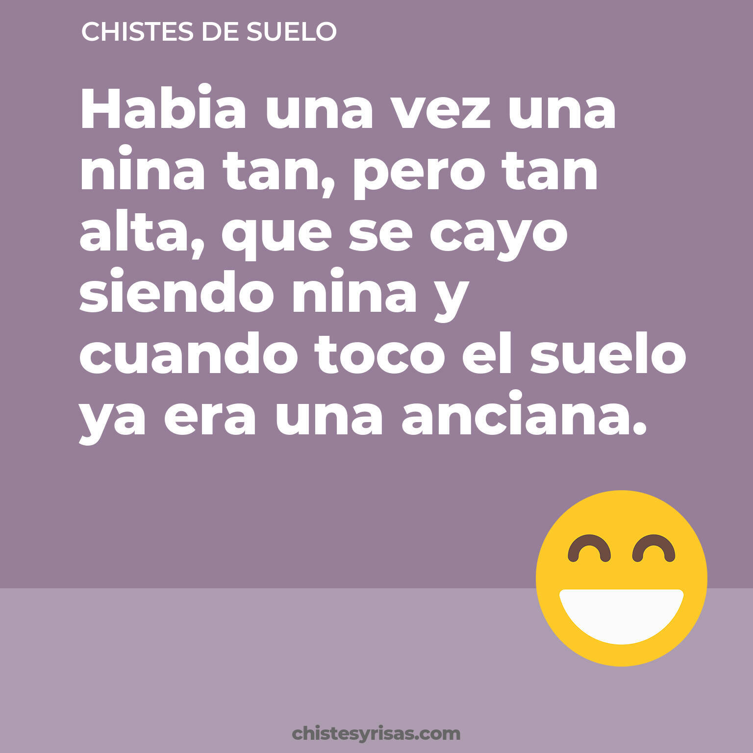 chistes de Suelo cortos