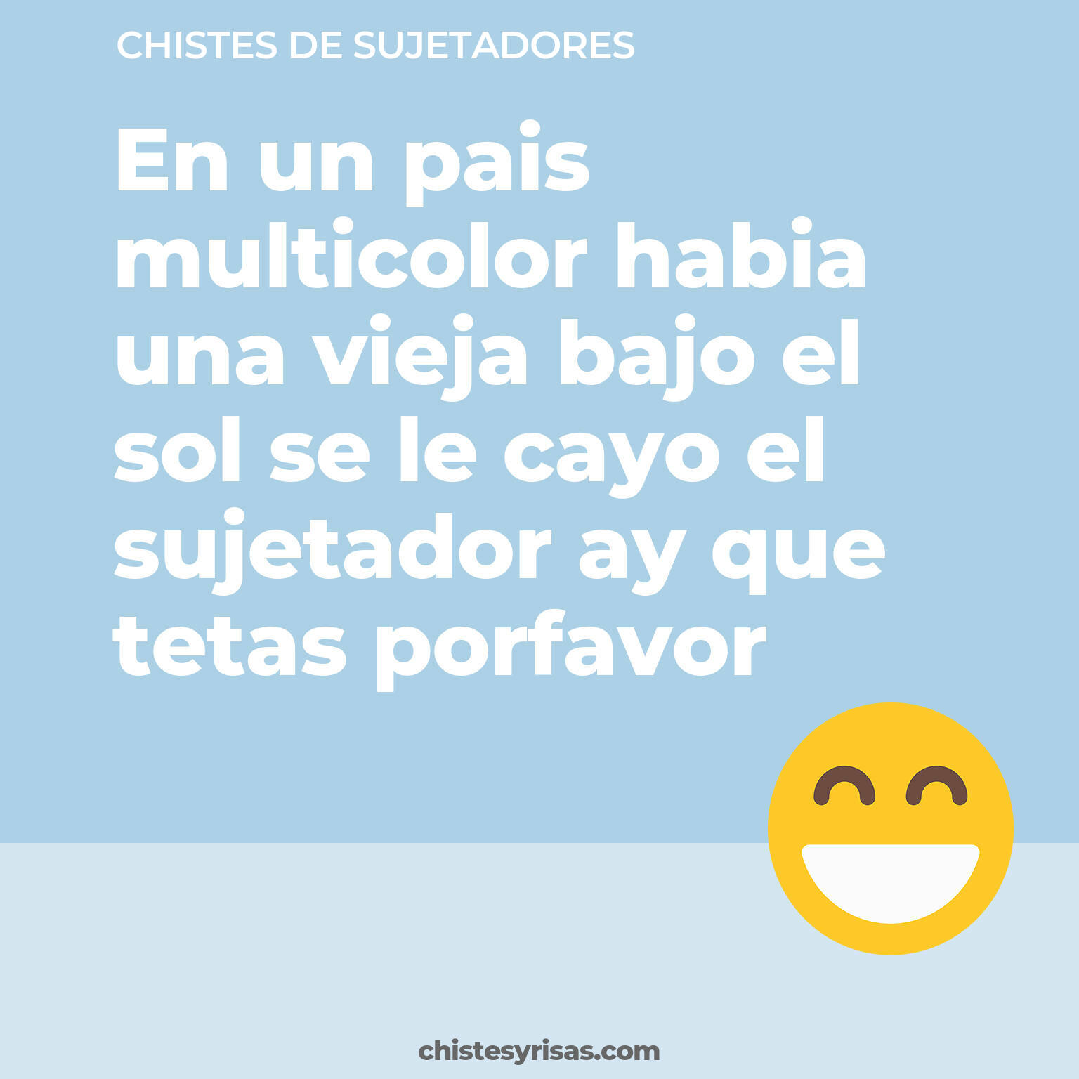 chistes de Sujetadores buenos