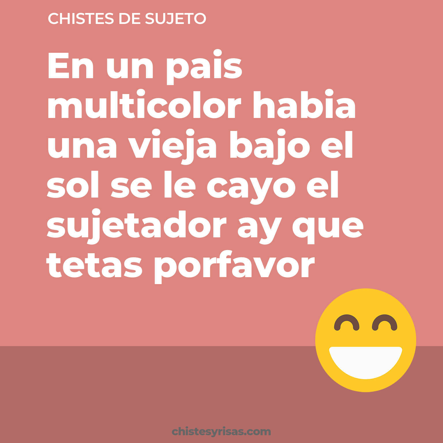 chistes de Sujeto buenos