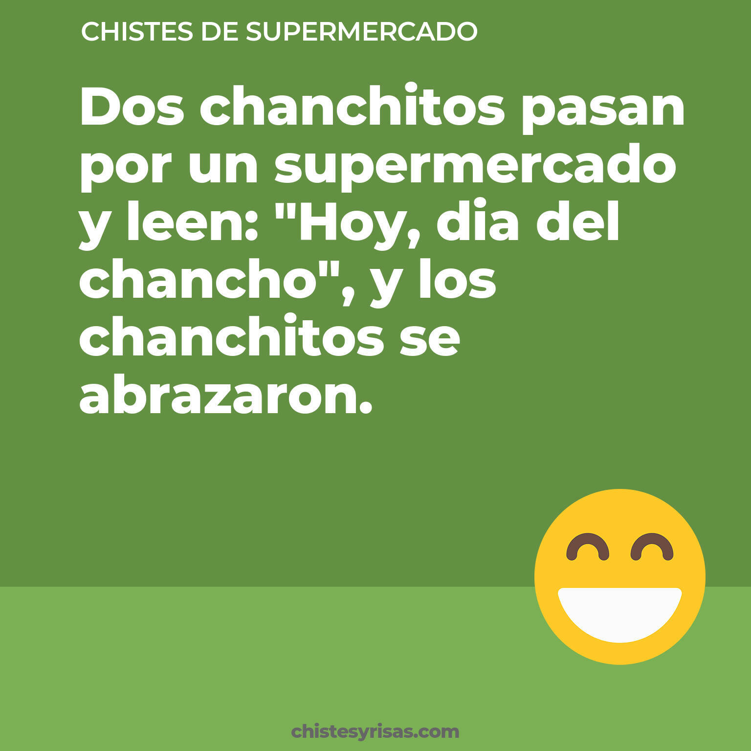 chistes de Supermercado cortos