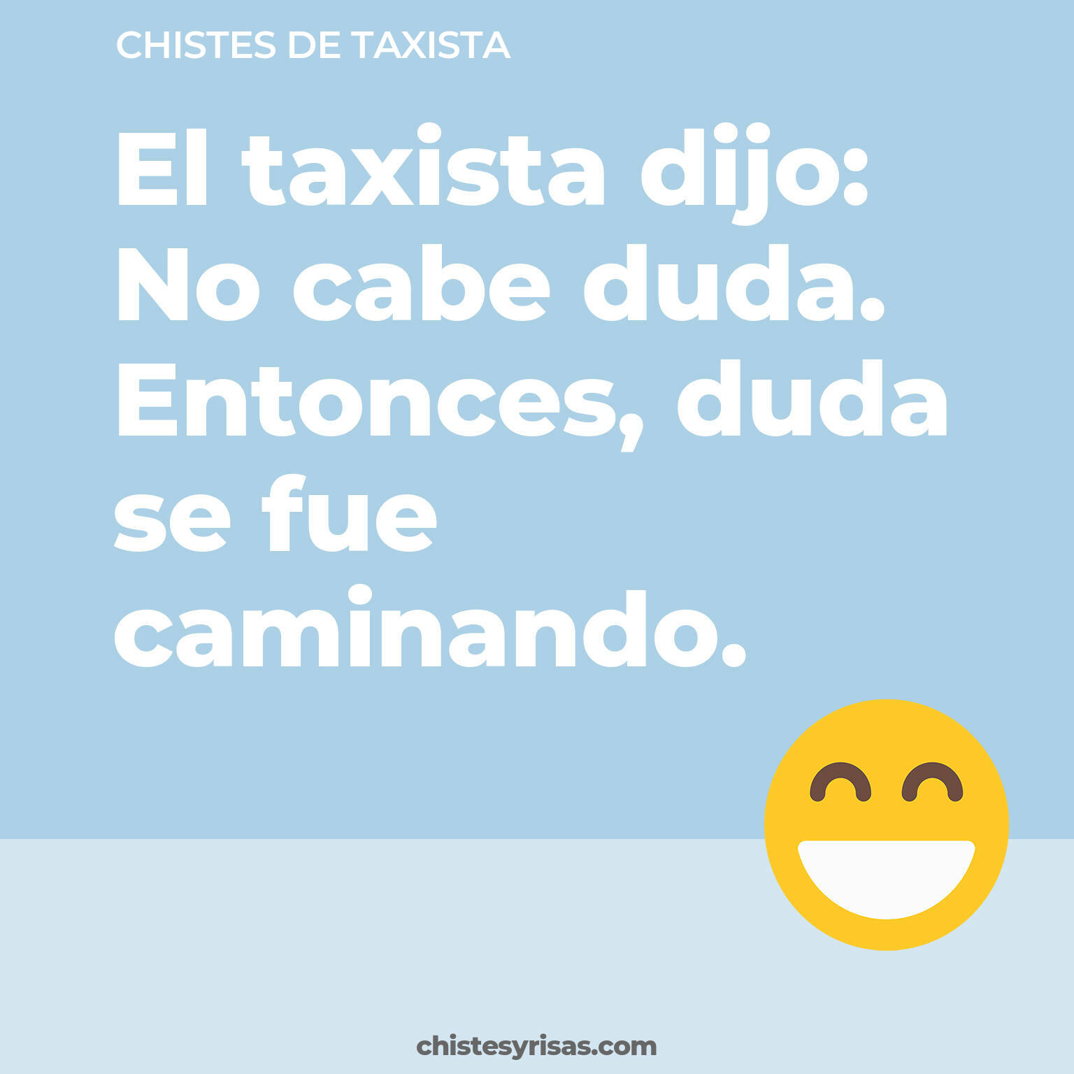 chistes de Taxista cortos