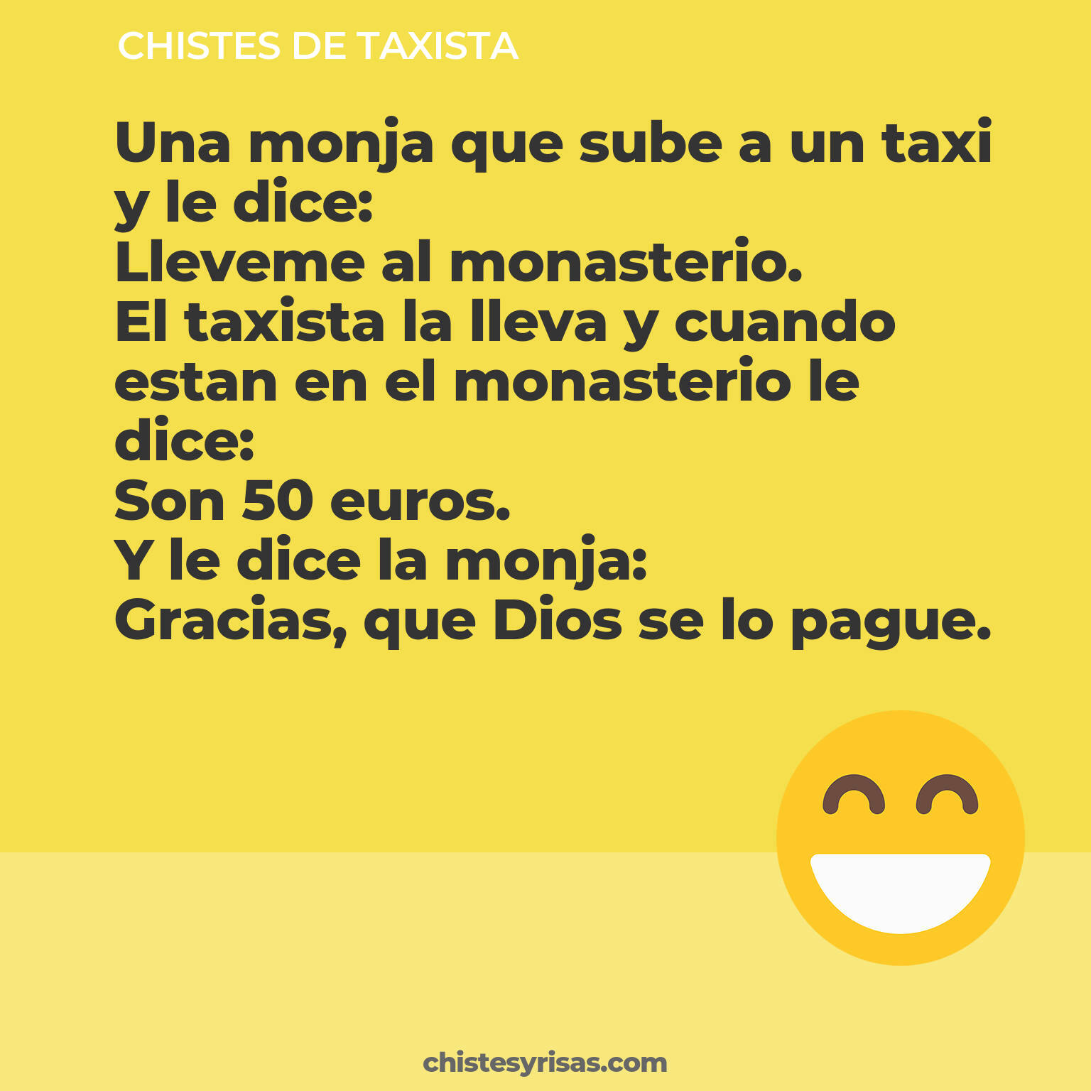 chistes de Taxista más graciosos