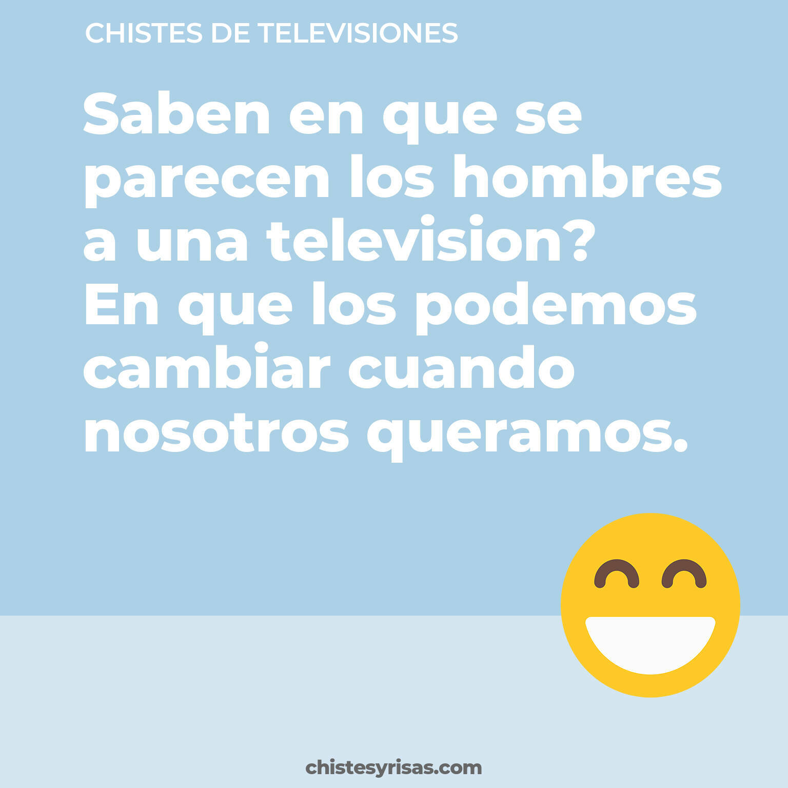 chistes de Televisiones buenos