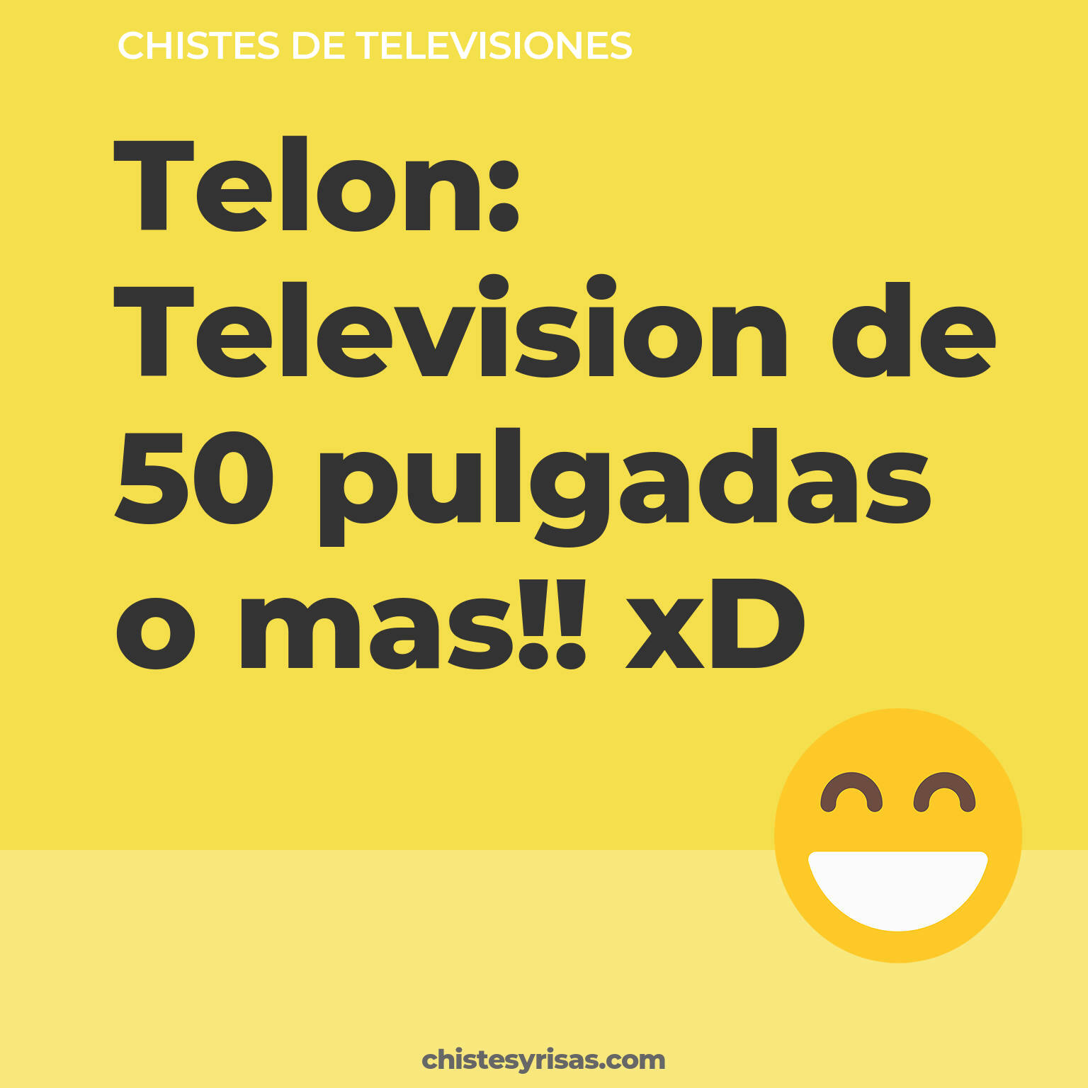 chistes de Televisiones cortos