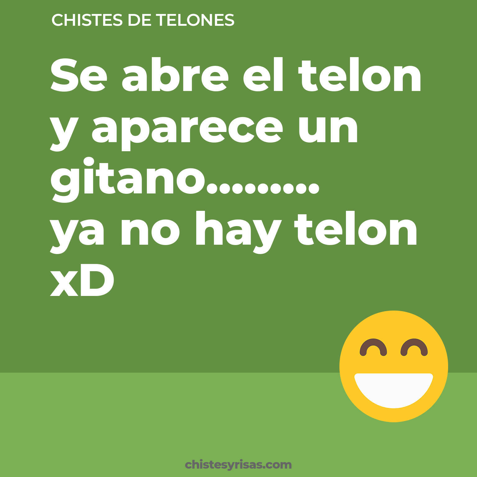 chistes de Telones cortos