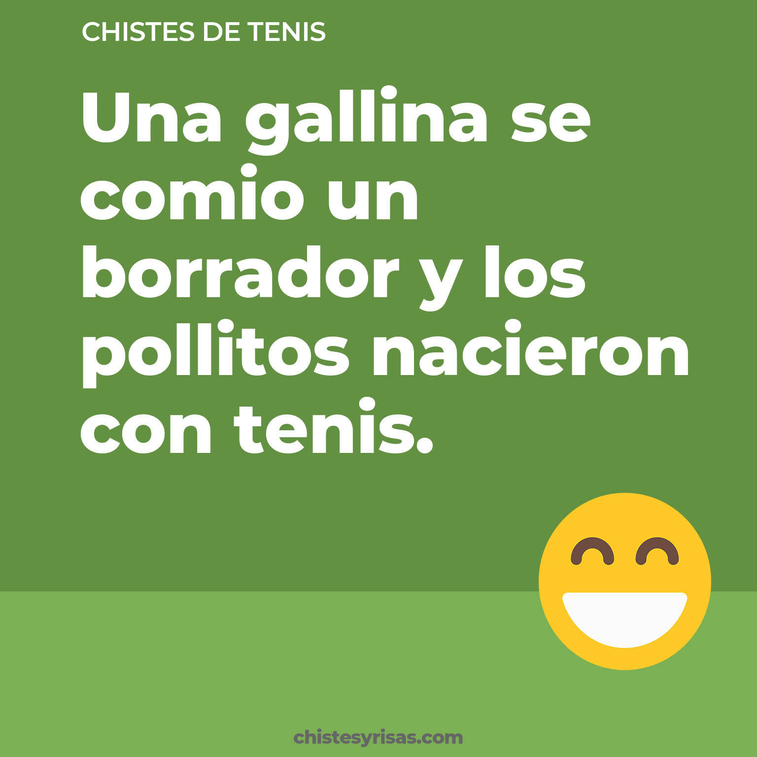 chistes de Tenis buenos foto para reir