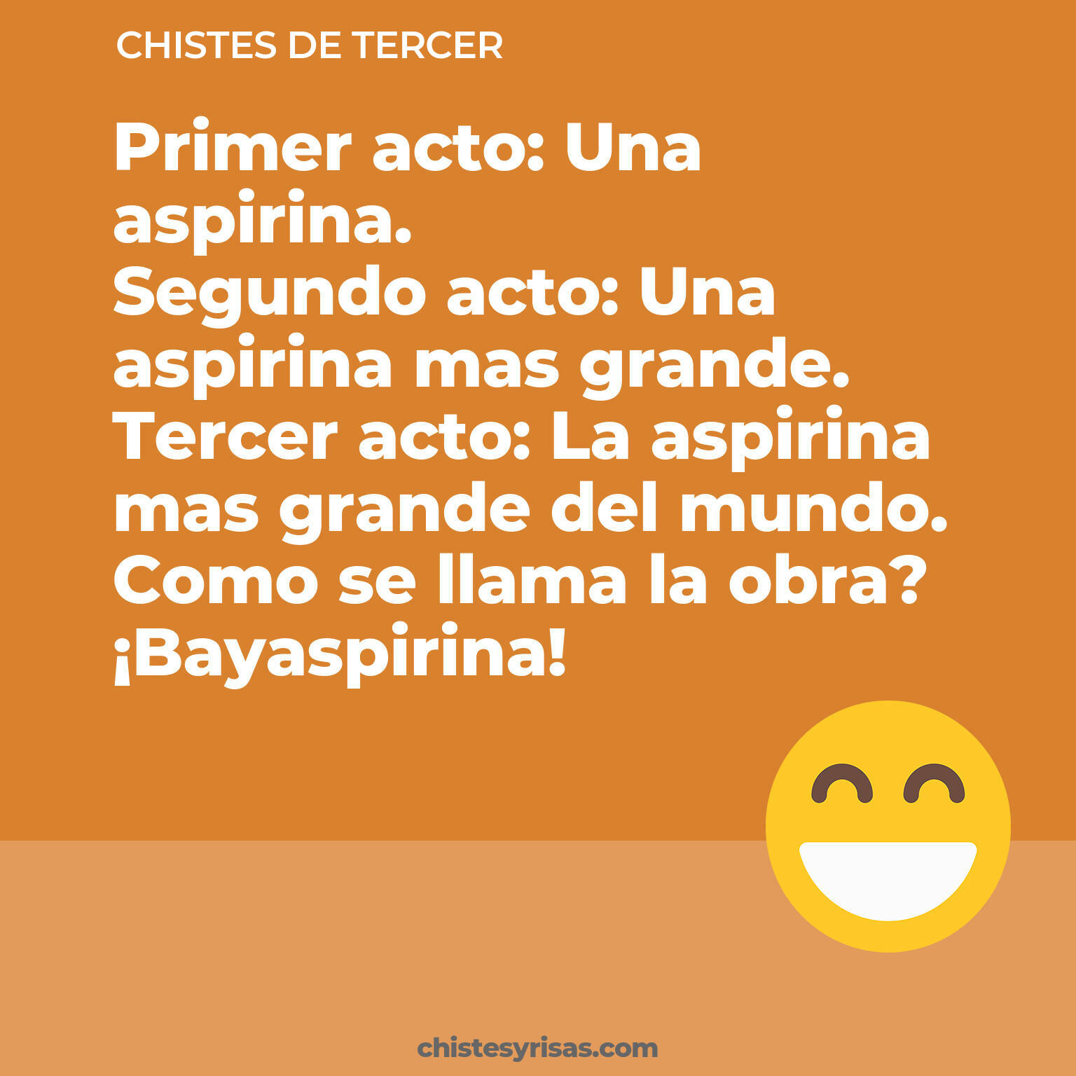 chistes de Tercer cortos