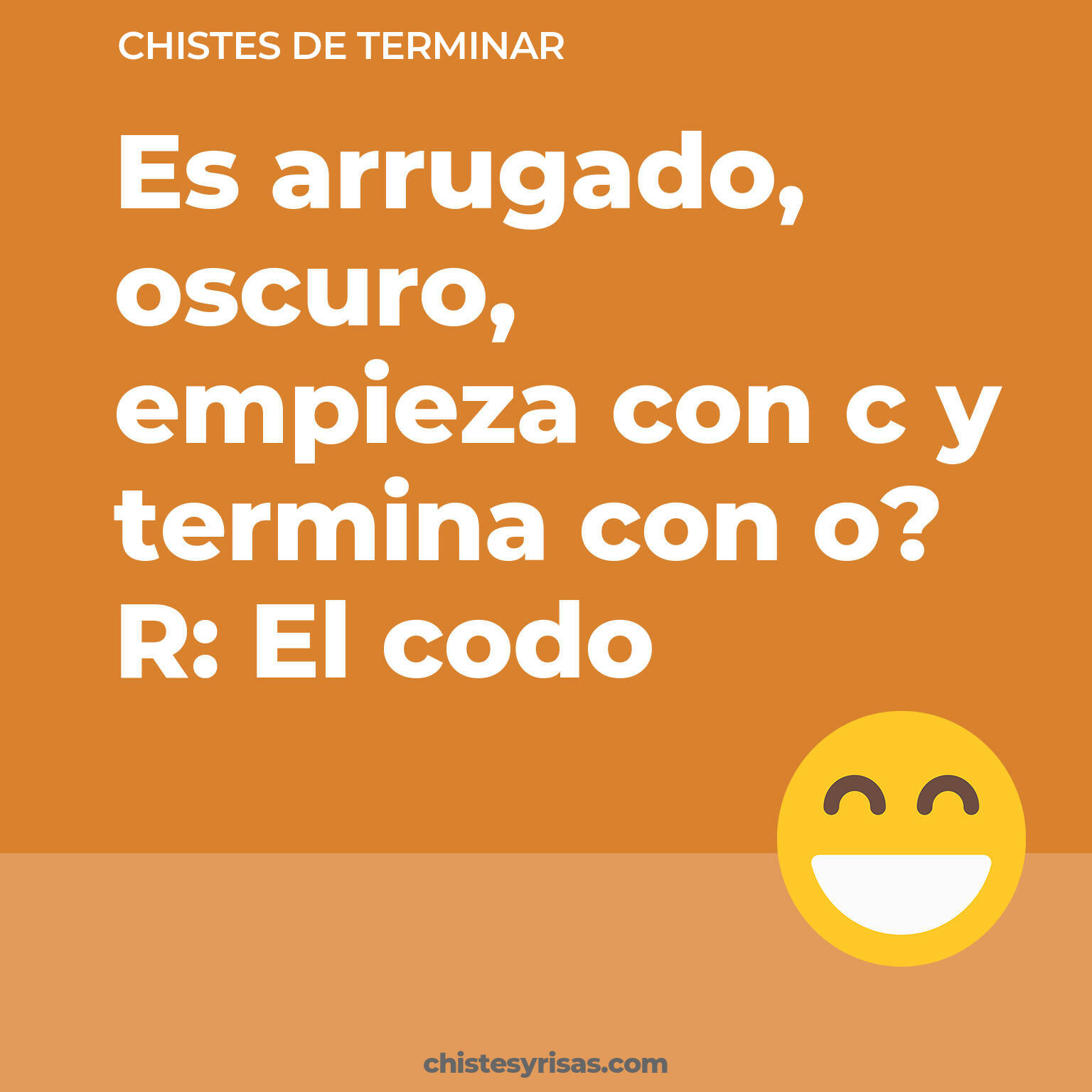 chistes de Terminar más graciosos