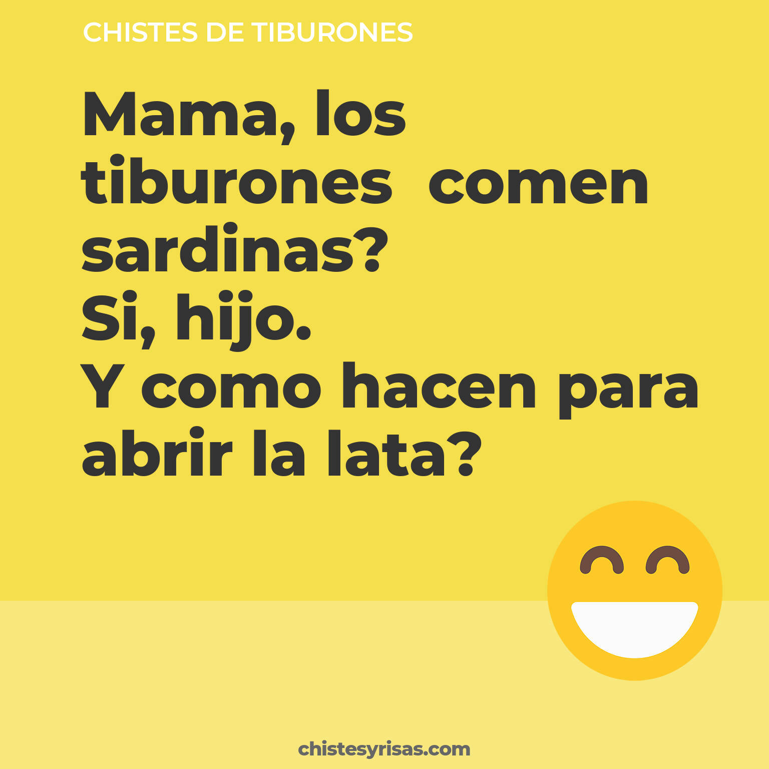 chistes de Tiburones buenos