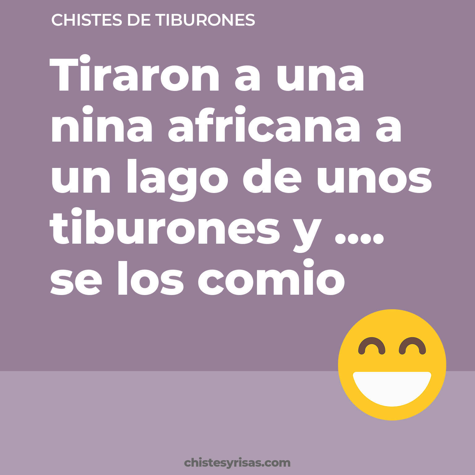 chistes de Tiburones cortos