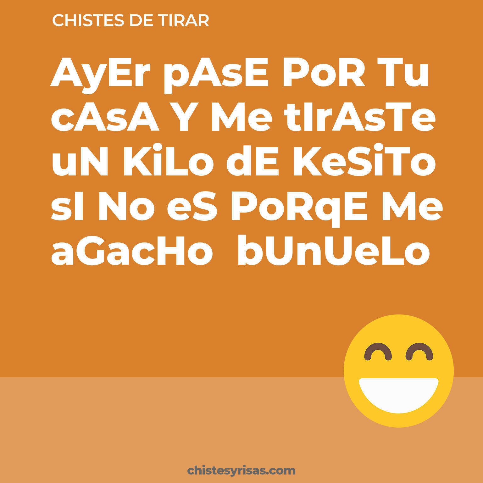 chistes de Tirar cortos