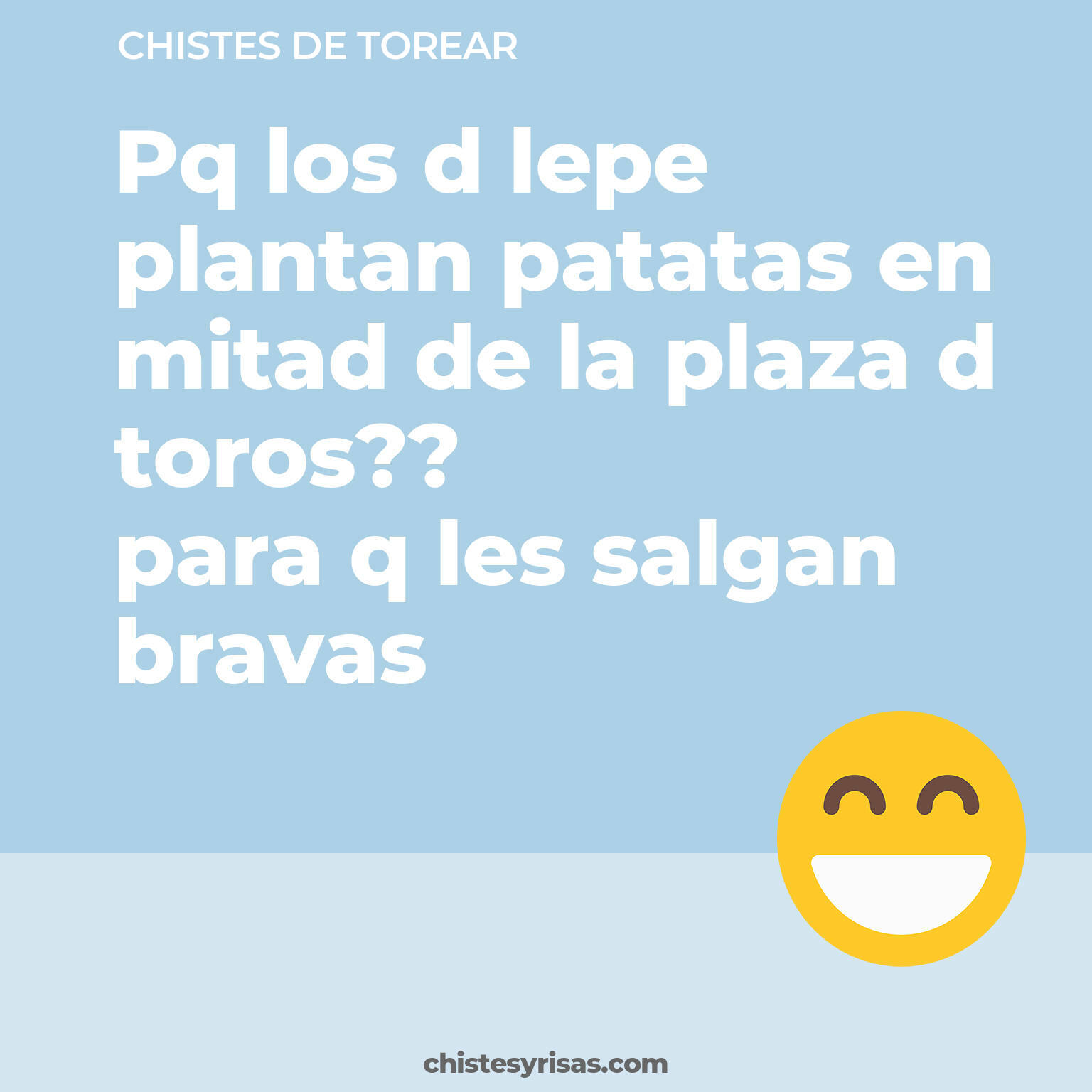 chistes de Torear más graciosos