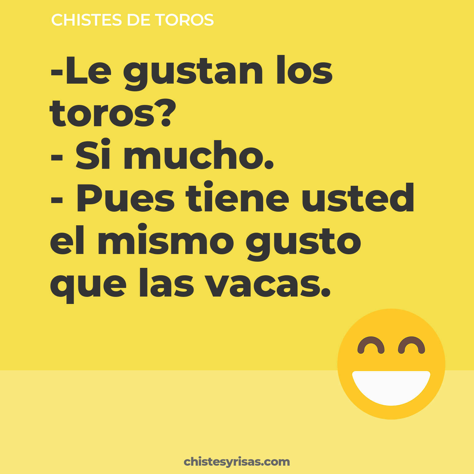chistes de Toros buenos foto para reir