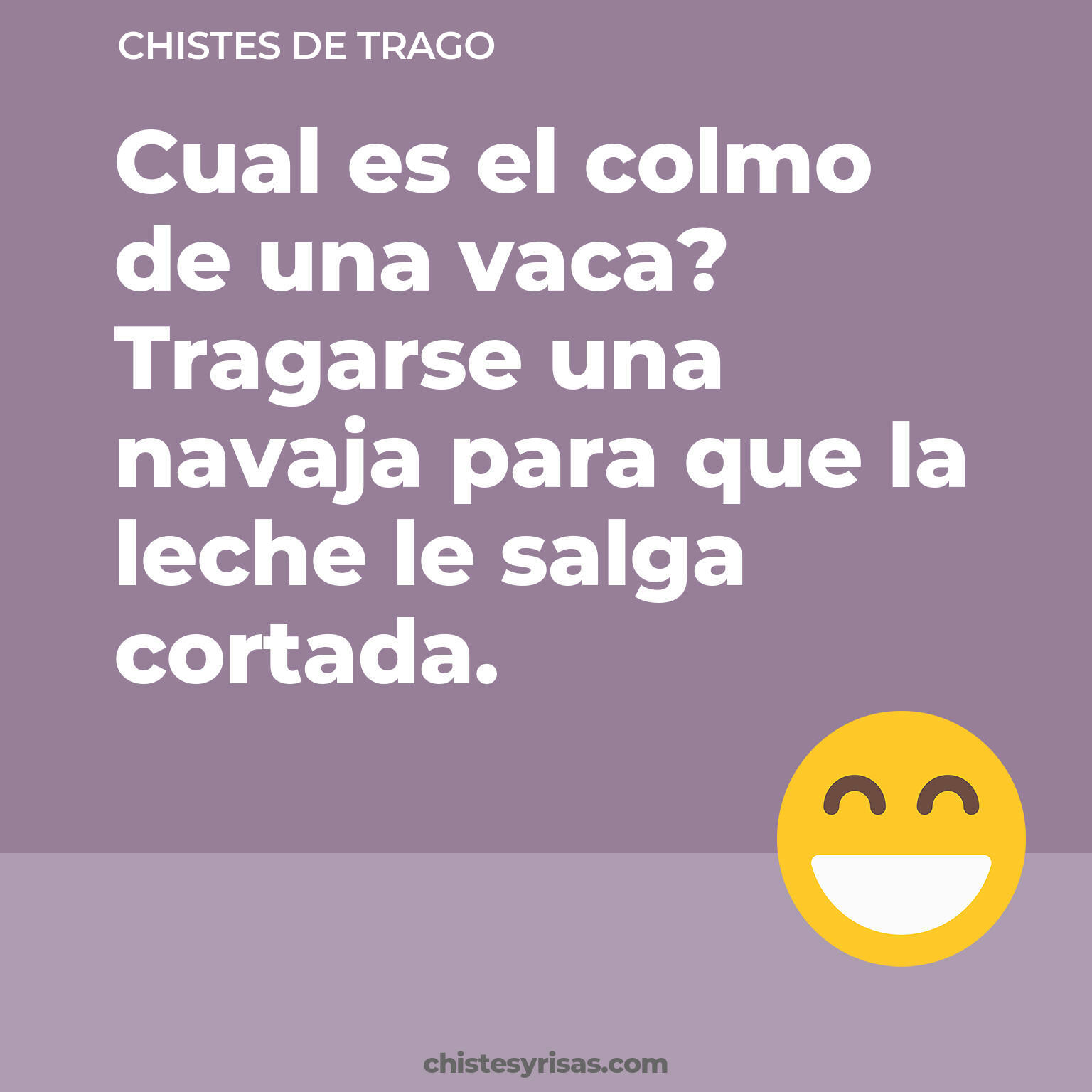 chistes de Trago más graciosos