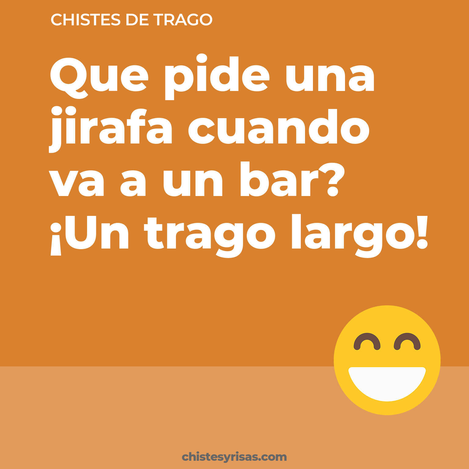 chistes de Trago buenos