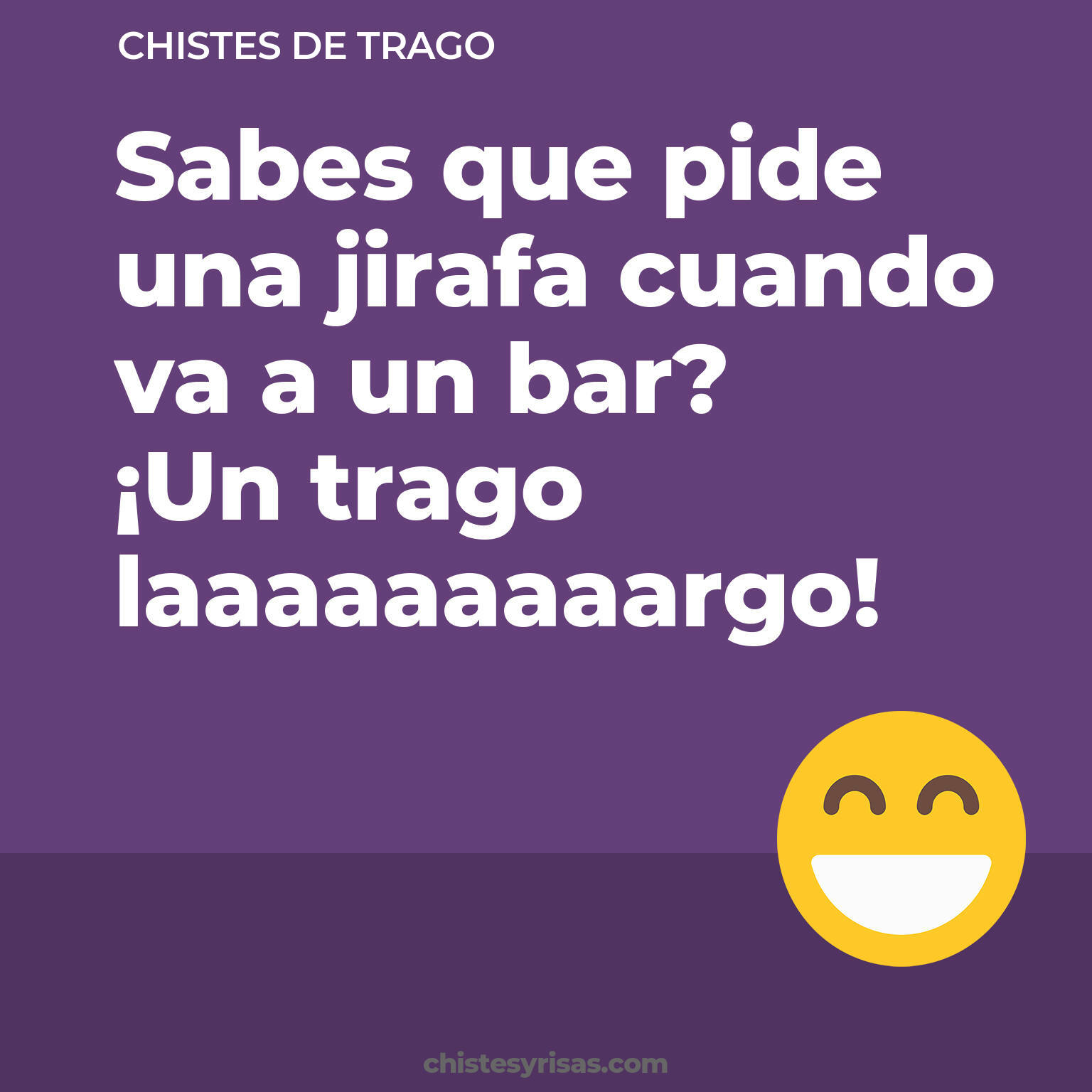 chistes de Trago cortos