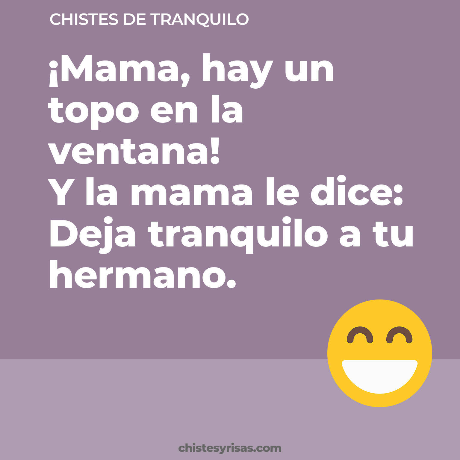 chistes de Tranquilo buenos