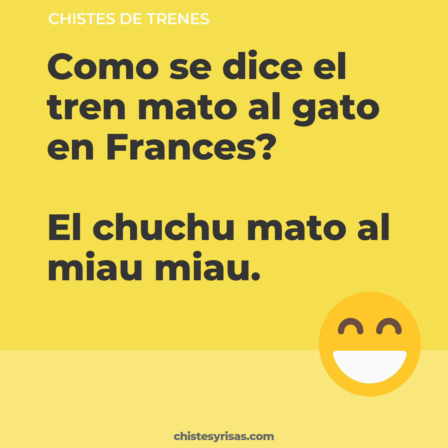 chistes de Trenes buenos