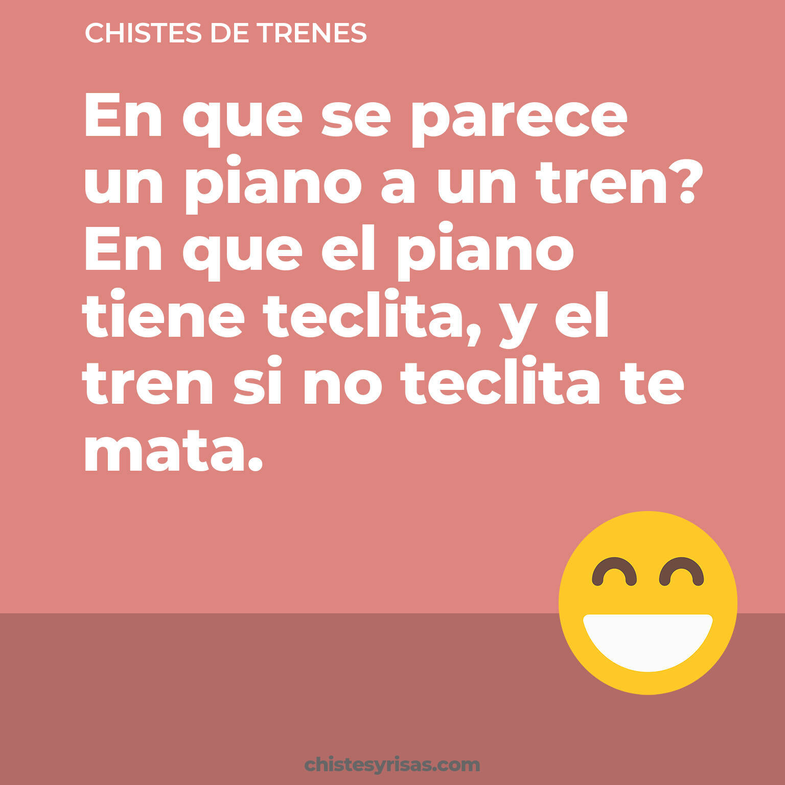 chistes de Trenes más graciosos