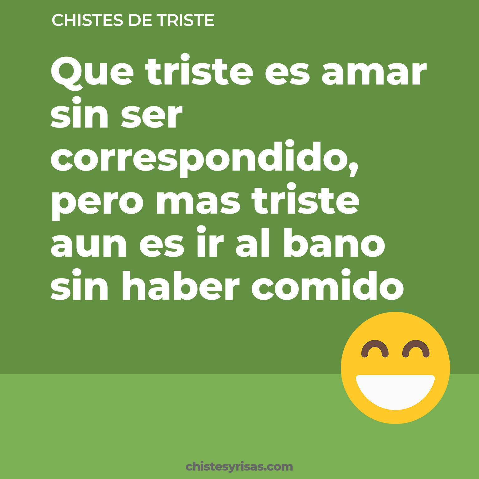 chistes de Triste cortos