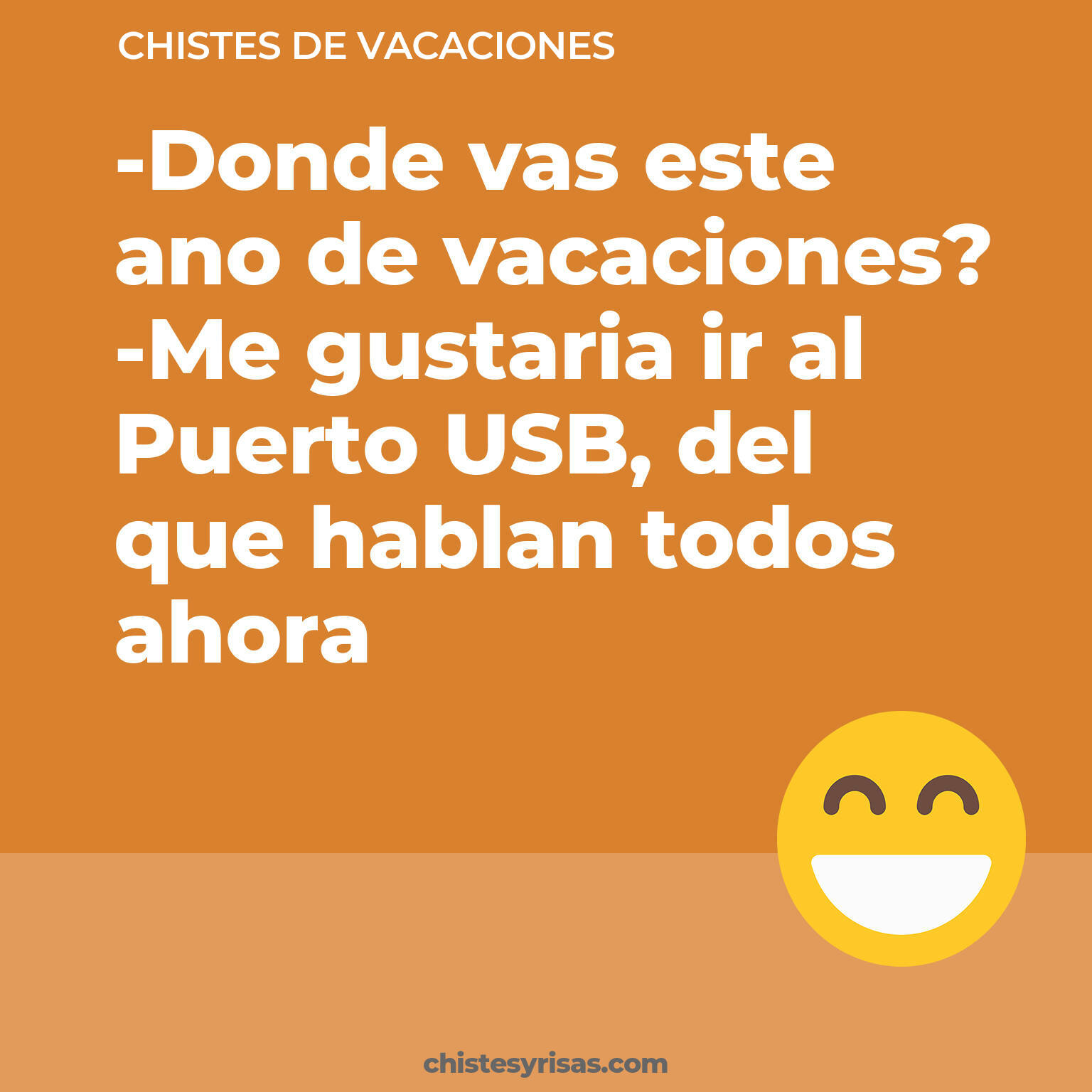 chistes de Vacaciones más graciosos