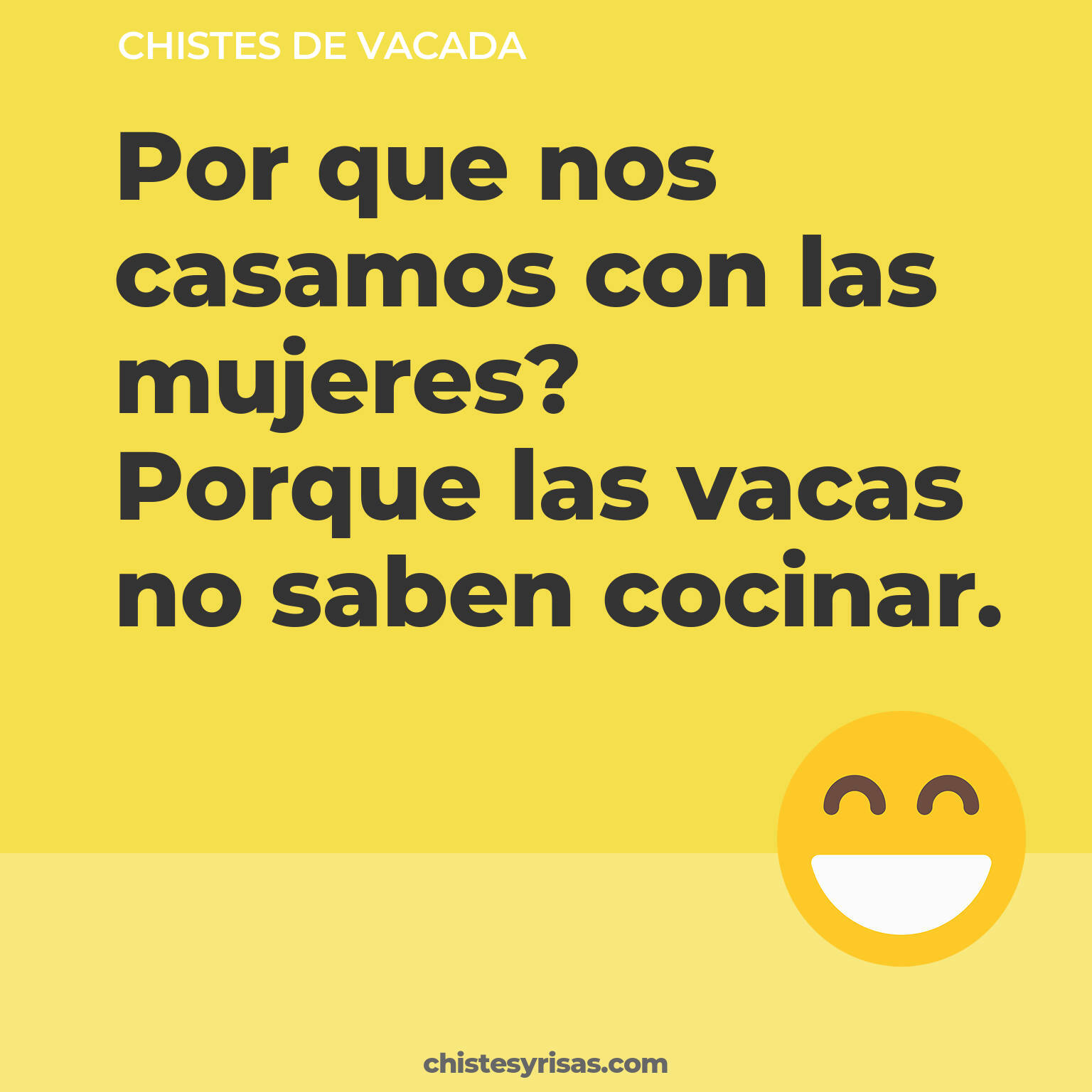 chistes de Vacada cortos