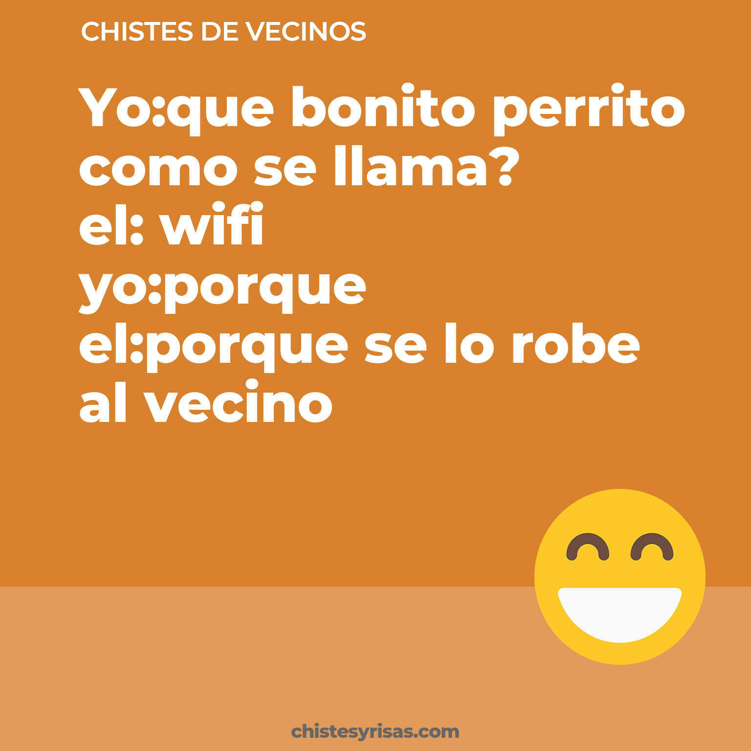 chistes de Vecinos cortos