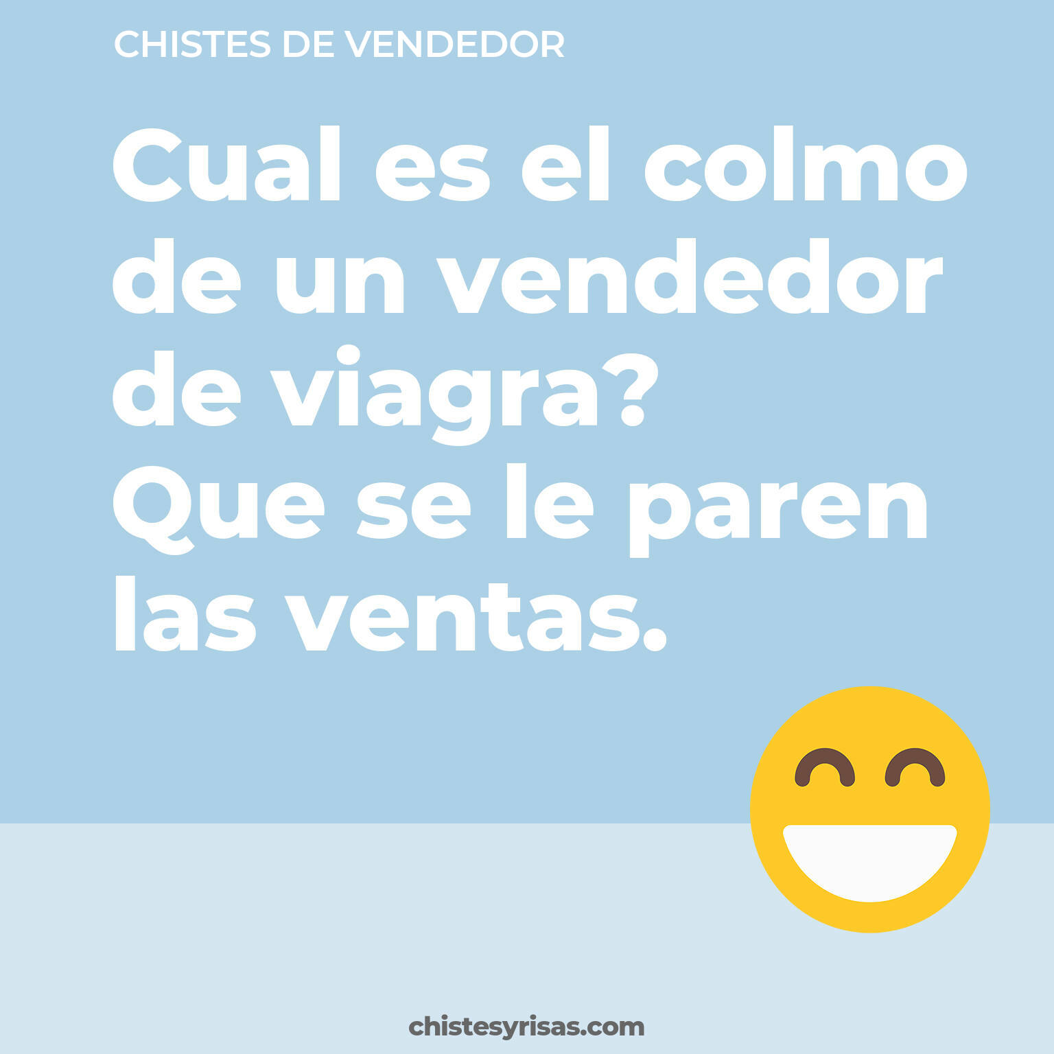 chistes de Vendedor buenos