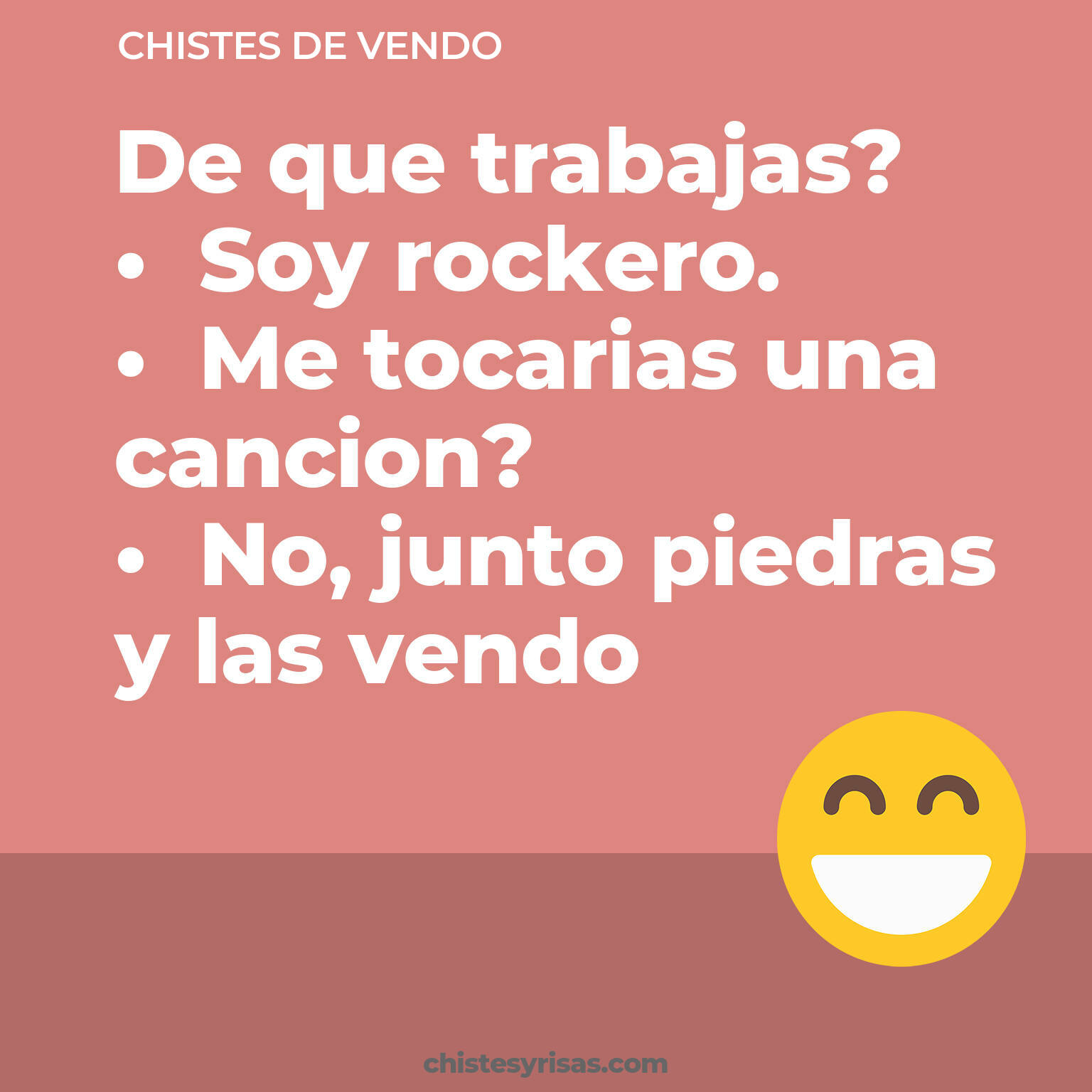 chistes de Vendo cortos