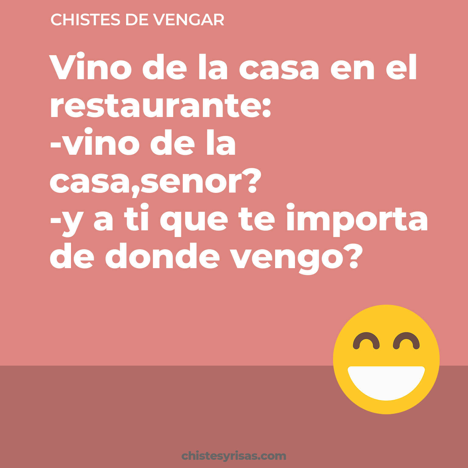 chistes de Vengar cortos