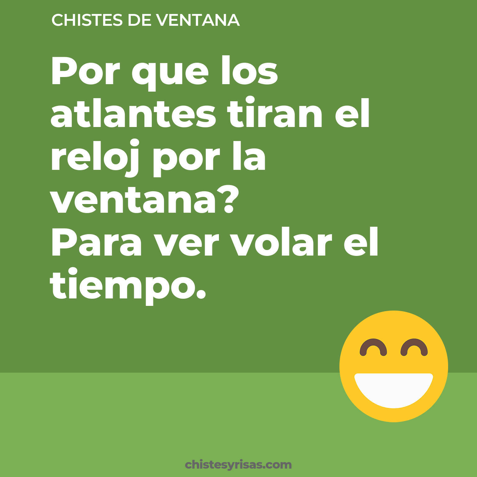 chistes de Ventana buenos