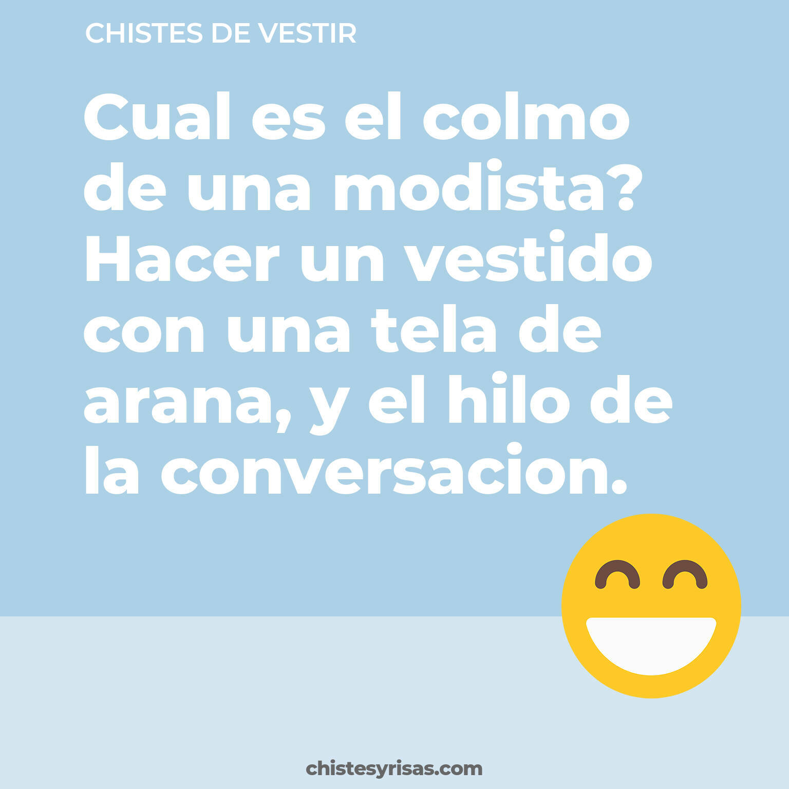 chistes de Vestir cortos