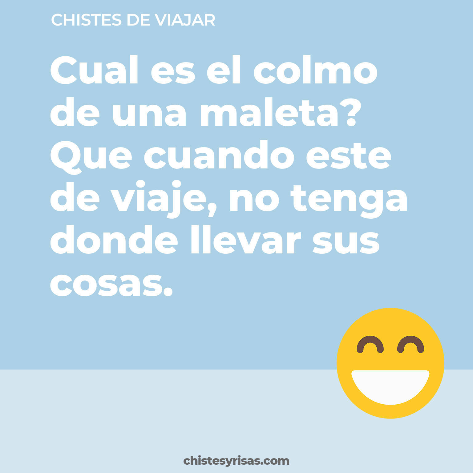 chistes de Viajar buenos