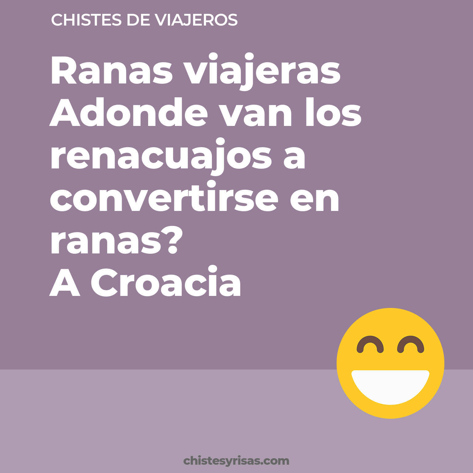 chistes de Viajeros buenos