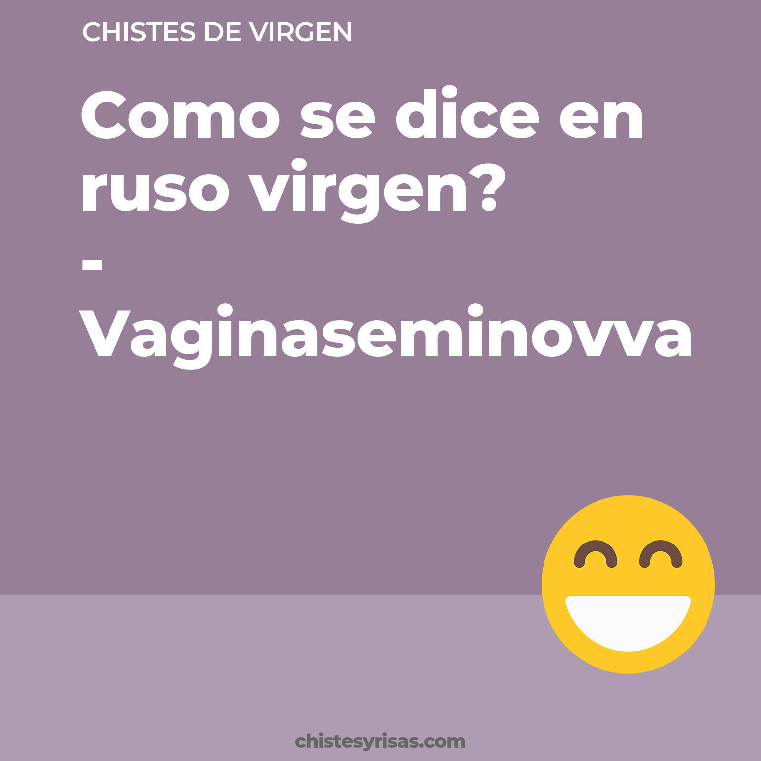 chistes de Virgen cortos