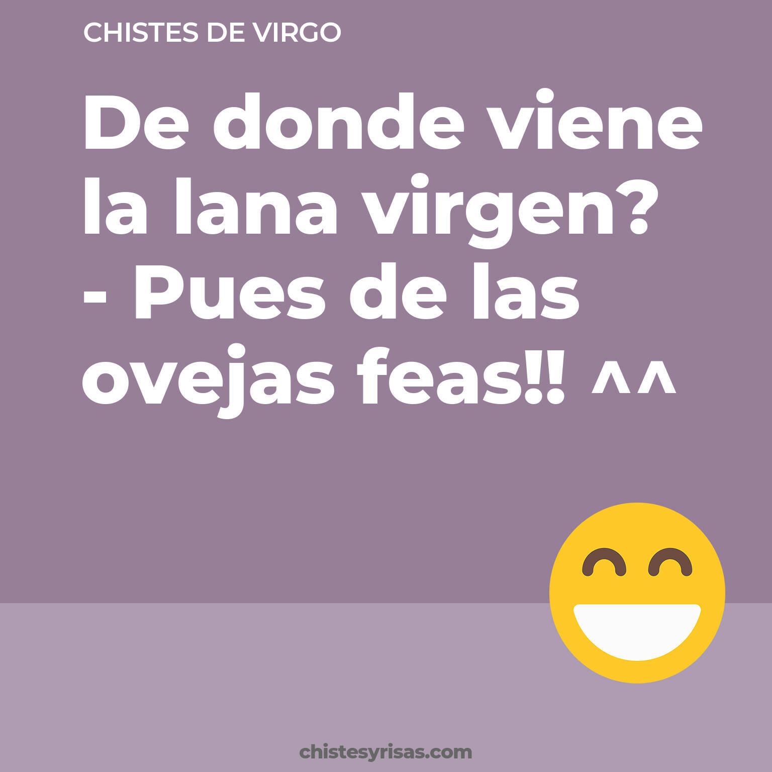 chistes de Virgo más graciosos