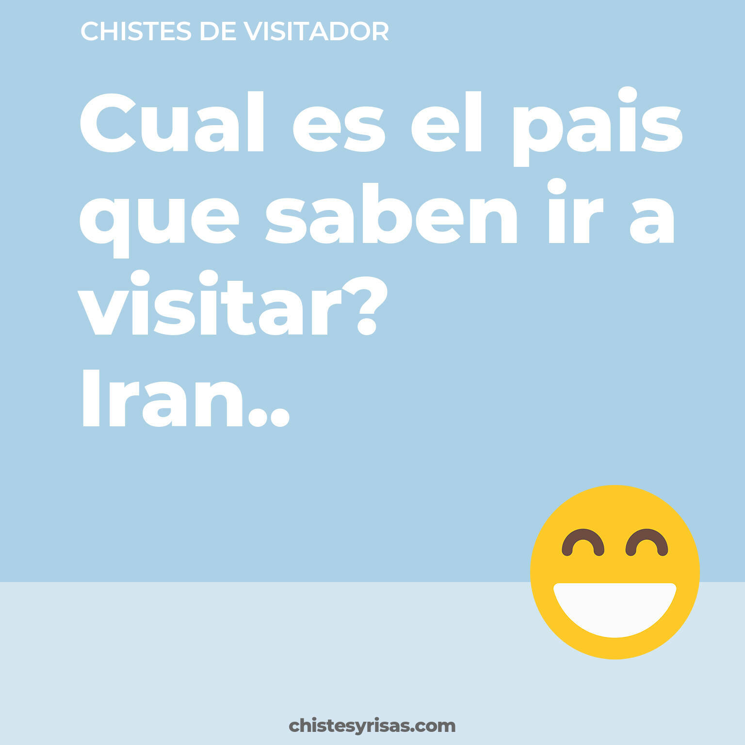 chistes de Visitador buenos