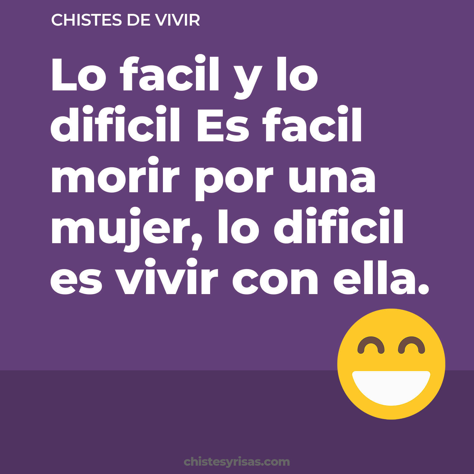 chistes de Vivir cortos