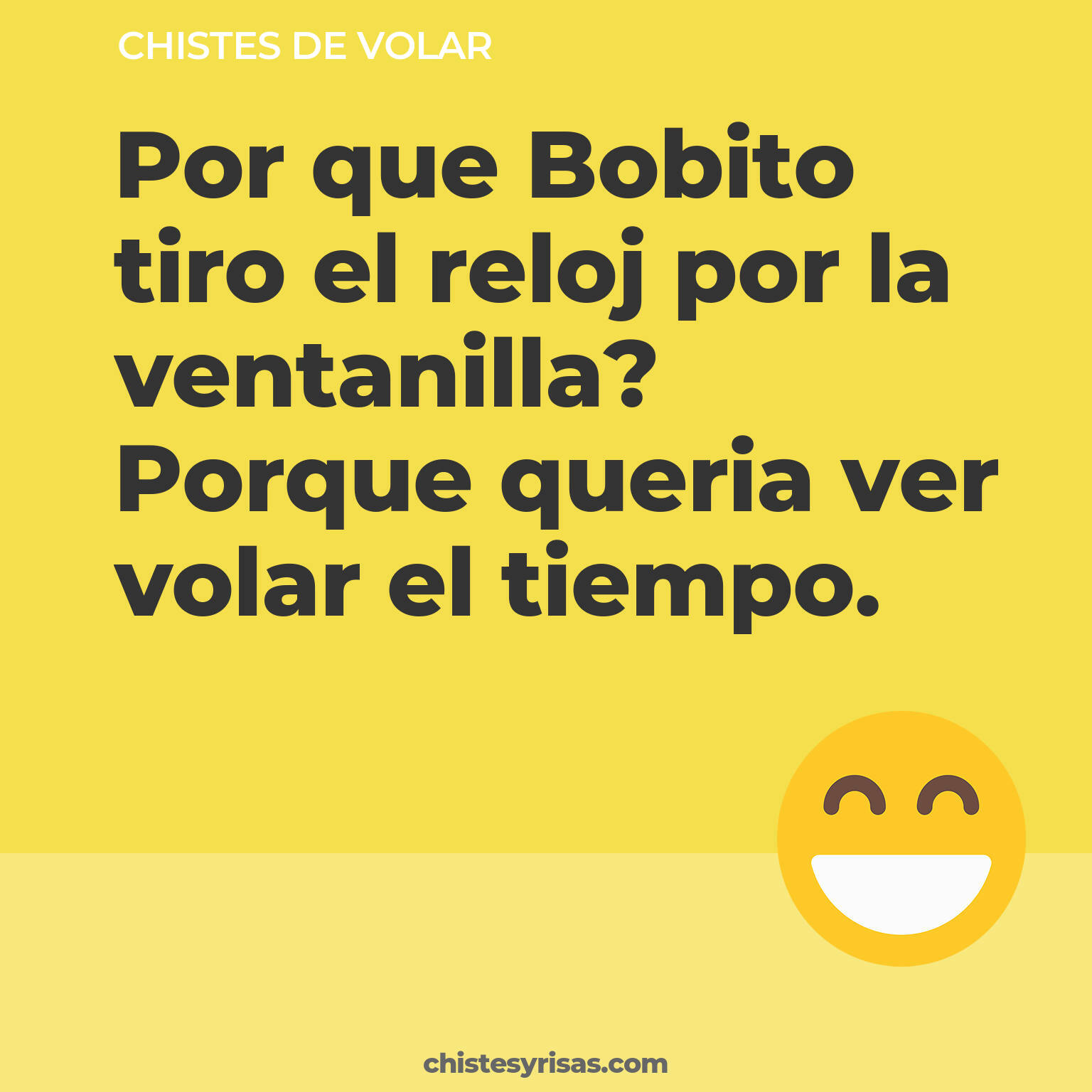chistes de Volar cortos