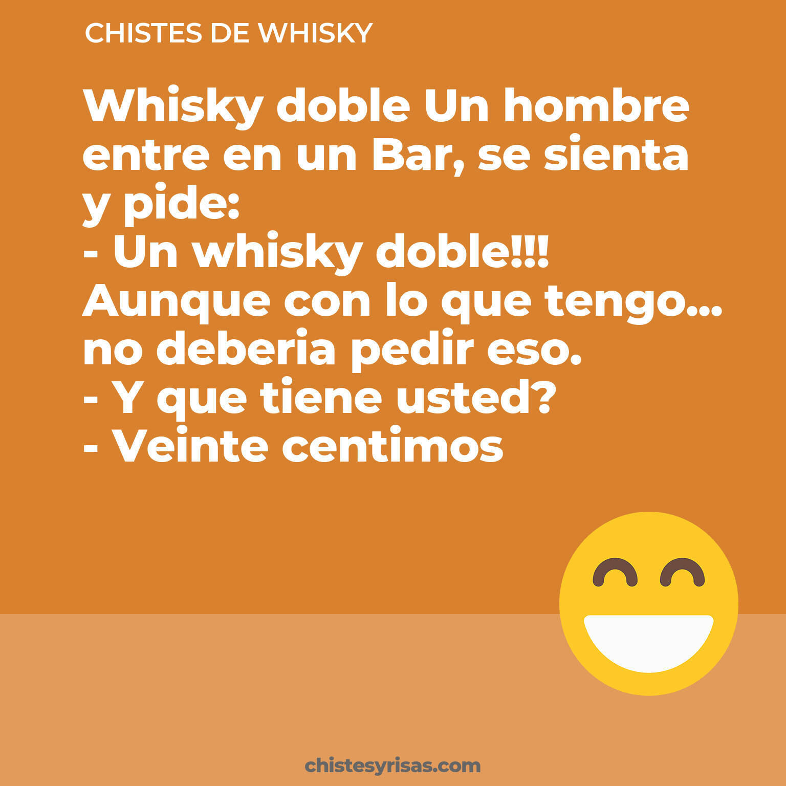 chistes de Whisky cortos