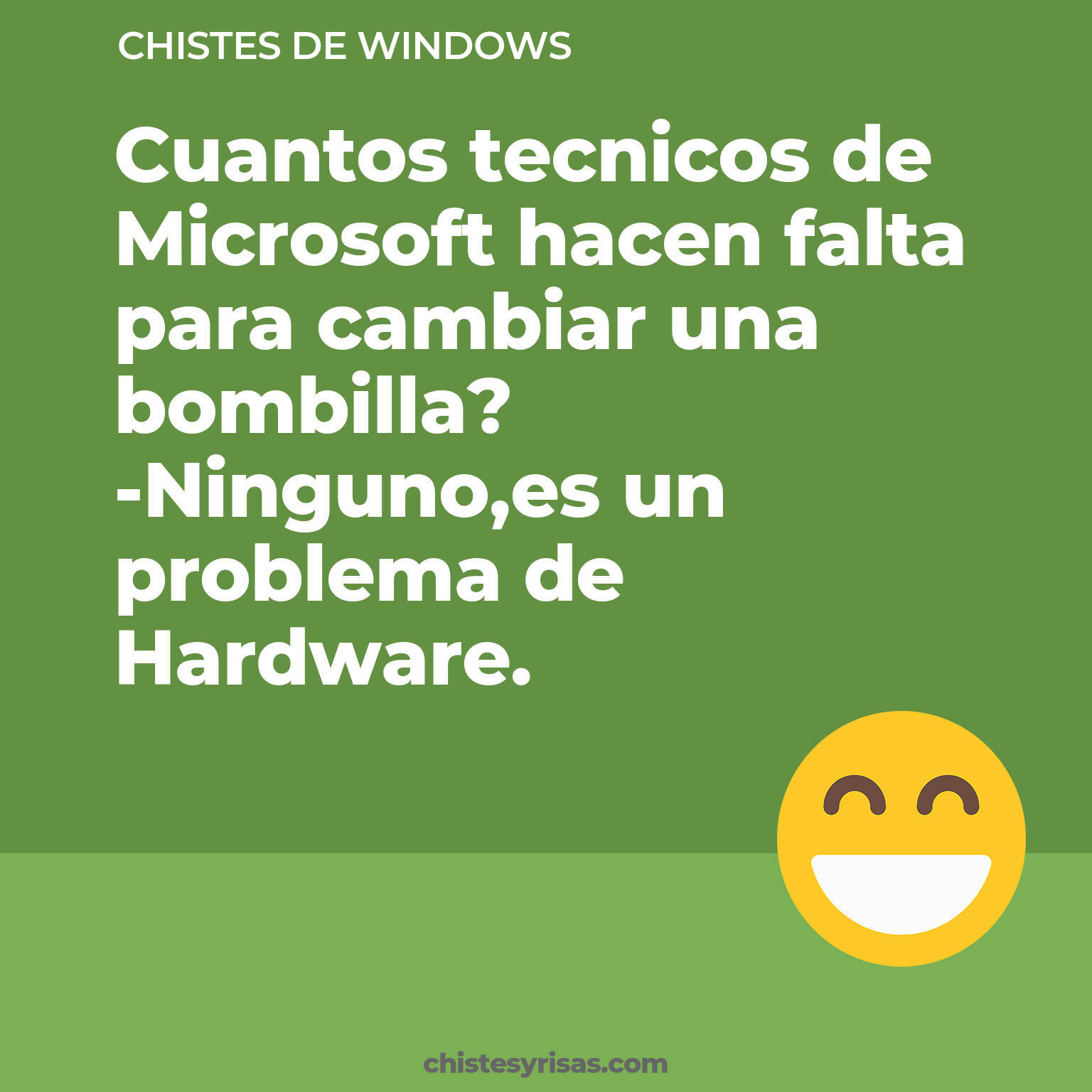 chistes de Windows cortos