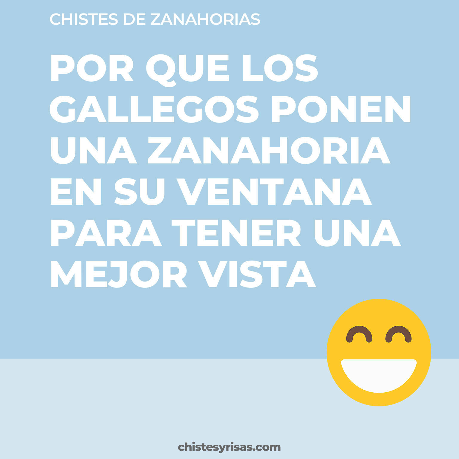 chistes de Zanahorias cortos