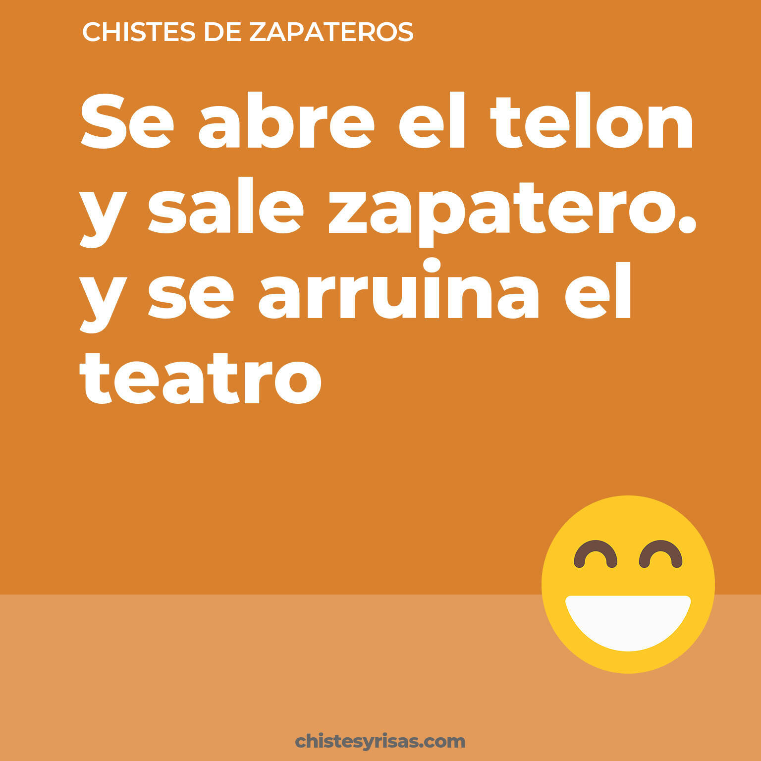 chistes de Zapateros buenos
