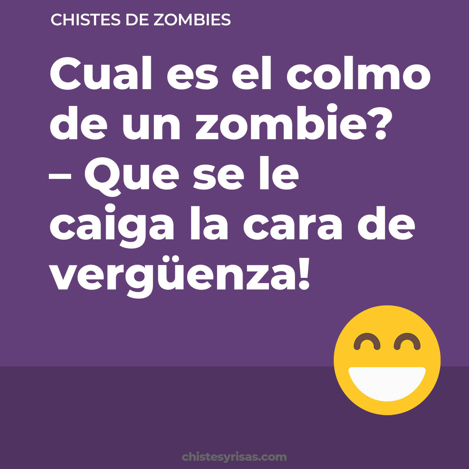 chistes de Zombies cortos