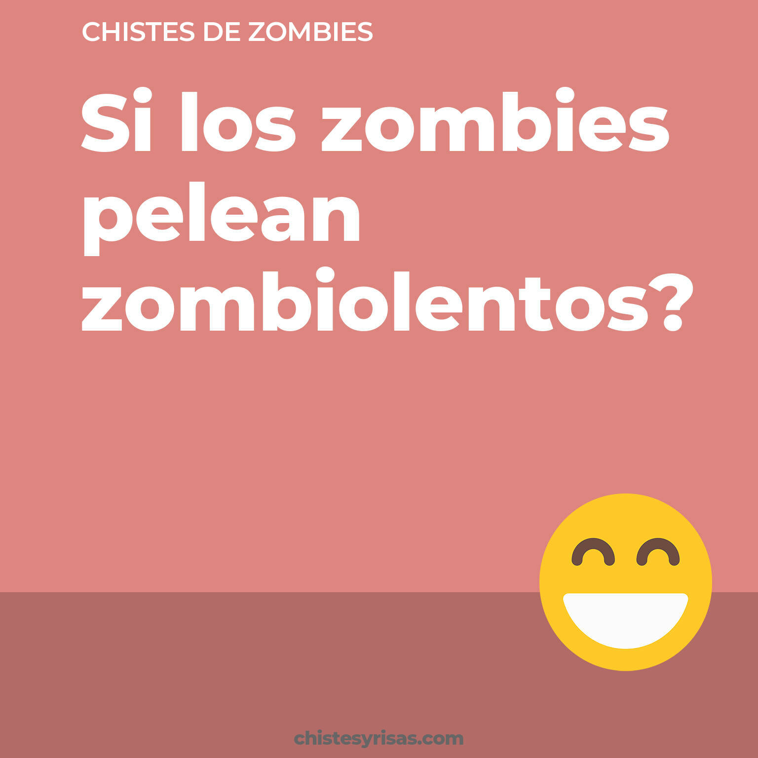 chistes de Zombies buenos