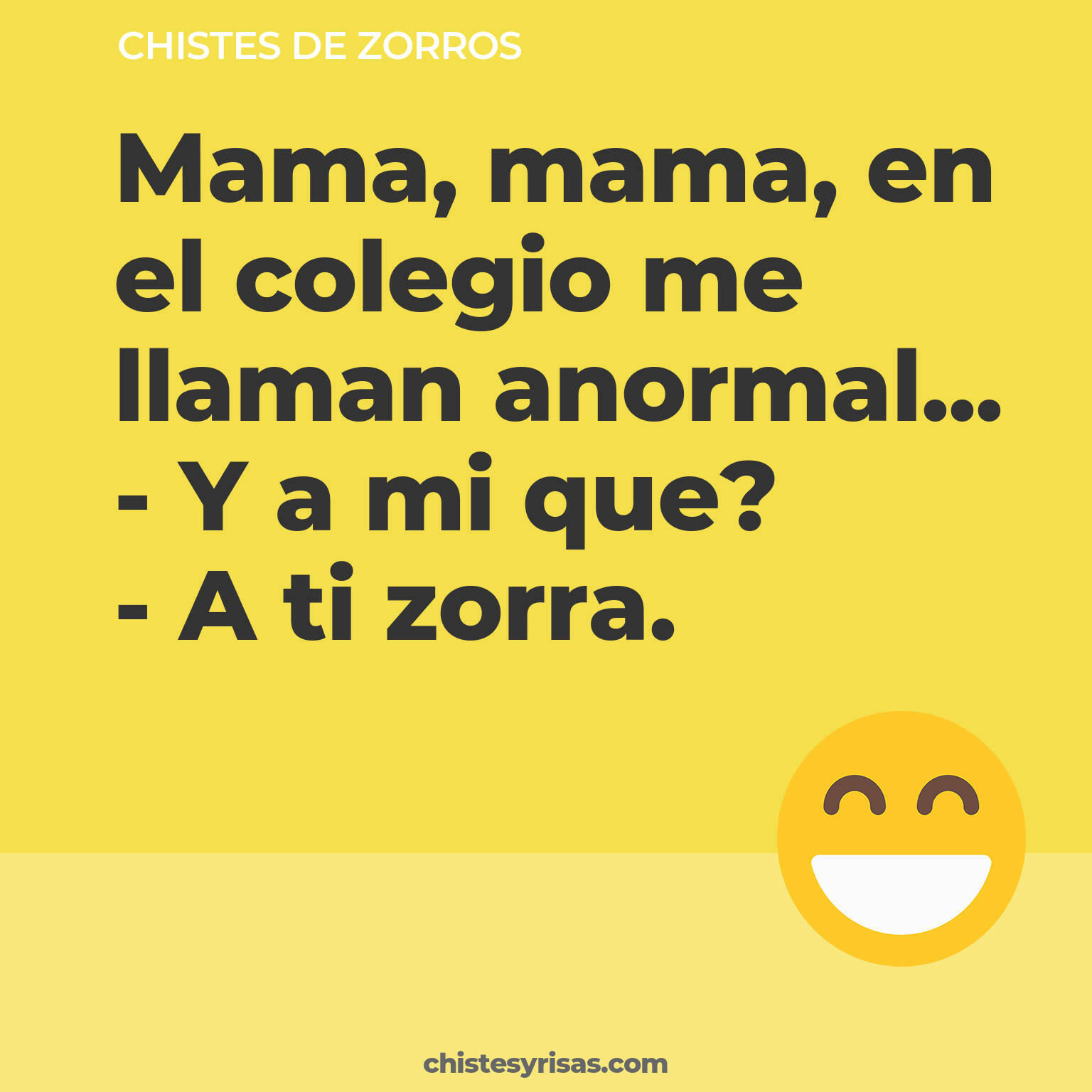 chistes de Zorros cortos